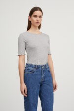 SKALL STUDIO - Edie Tee (Grey Melange) - Billede 2