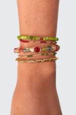 ANNI LU - Grasshopper Armbånd (Avocado Oil) - Billede 2