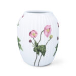 Kähler Hammershøi vase med høstanemone H. 21 cm. - Billede 3
