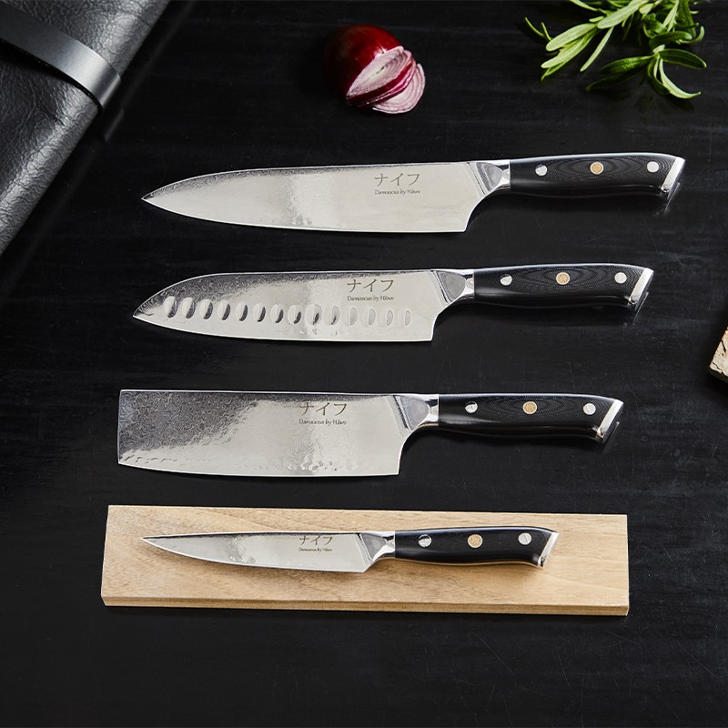 5712087102618-1 Damascus by Häws knivsæt 4 dele - Billede 1