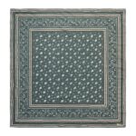 SKALL STUDIO - Classic Scarf 90x90 (Dark Green/Brown)