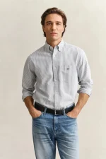 GANT REG CLASSIC OXFORD STRIPE SHIRT - Billede 2