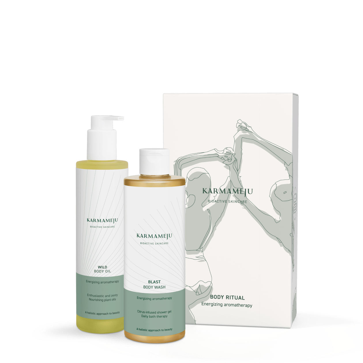 DK_Body ritual_energizing Karmameju Gift Box Body Energizing - Billede 1