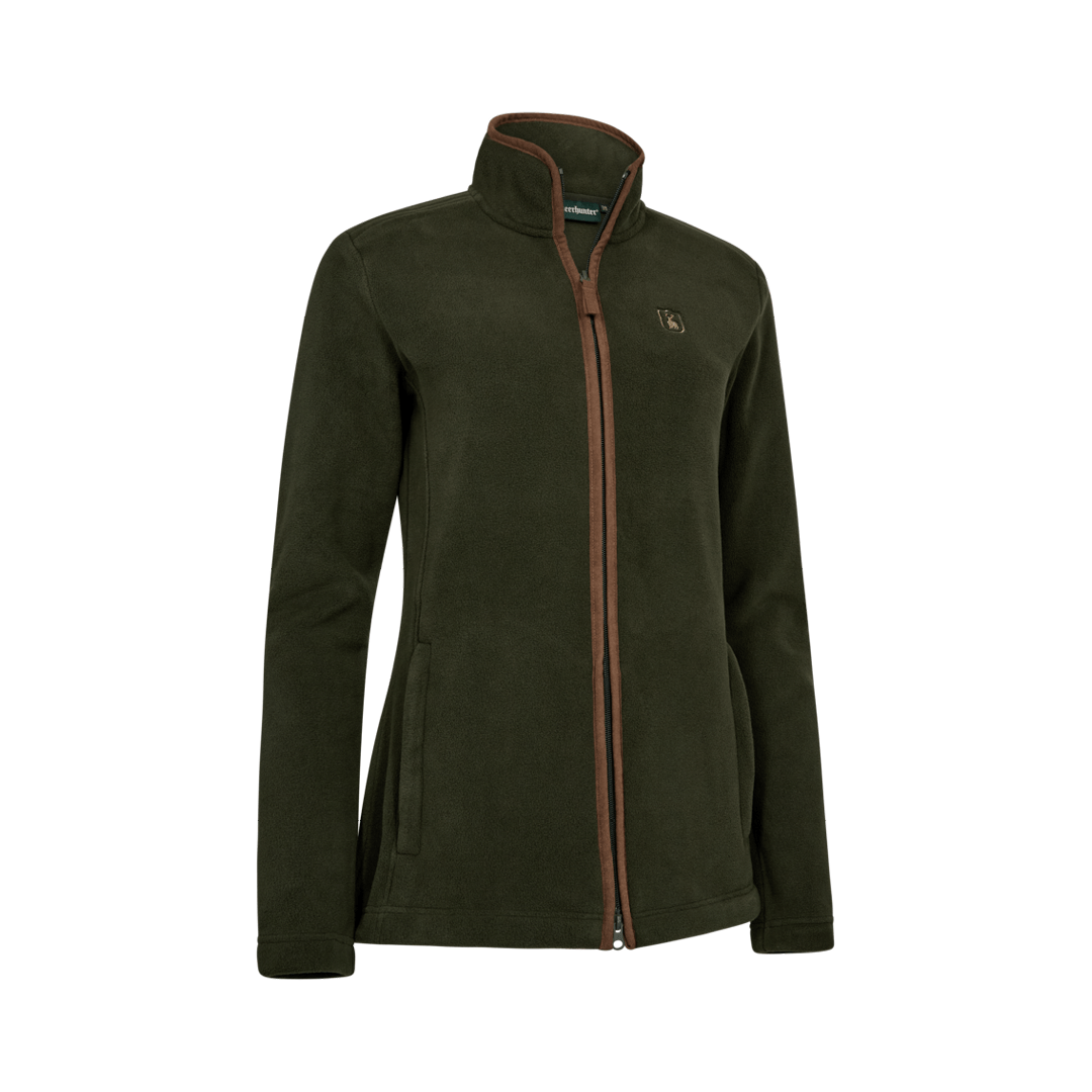 Deerhunter Lady Cumbria Fleece Jakke - Forest Ember - front Deerhunter Lady Cumbria Fleecejakke i Forest Ember - Billede 1