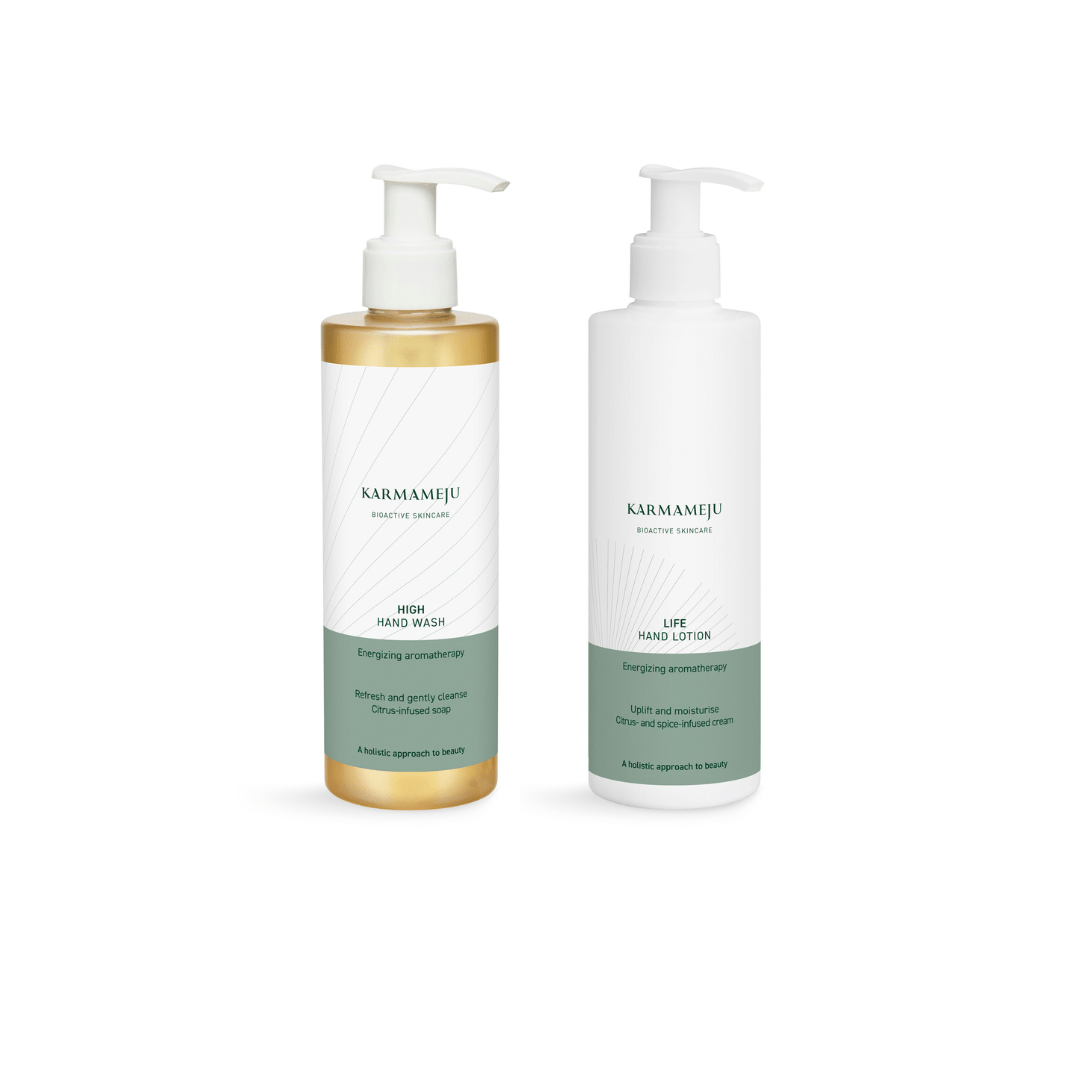 Design uden navn-4 Karmameju HIGH Hand Wash 250 ml + LIFE Hand Lotion 250 ml - Billede 1