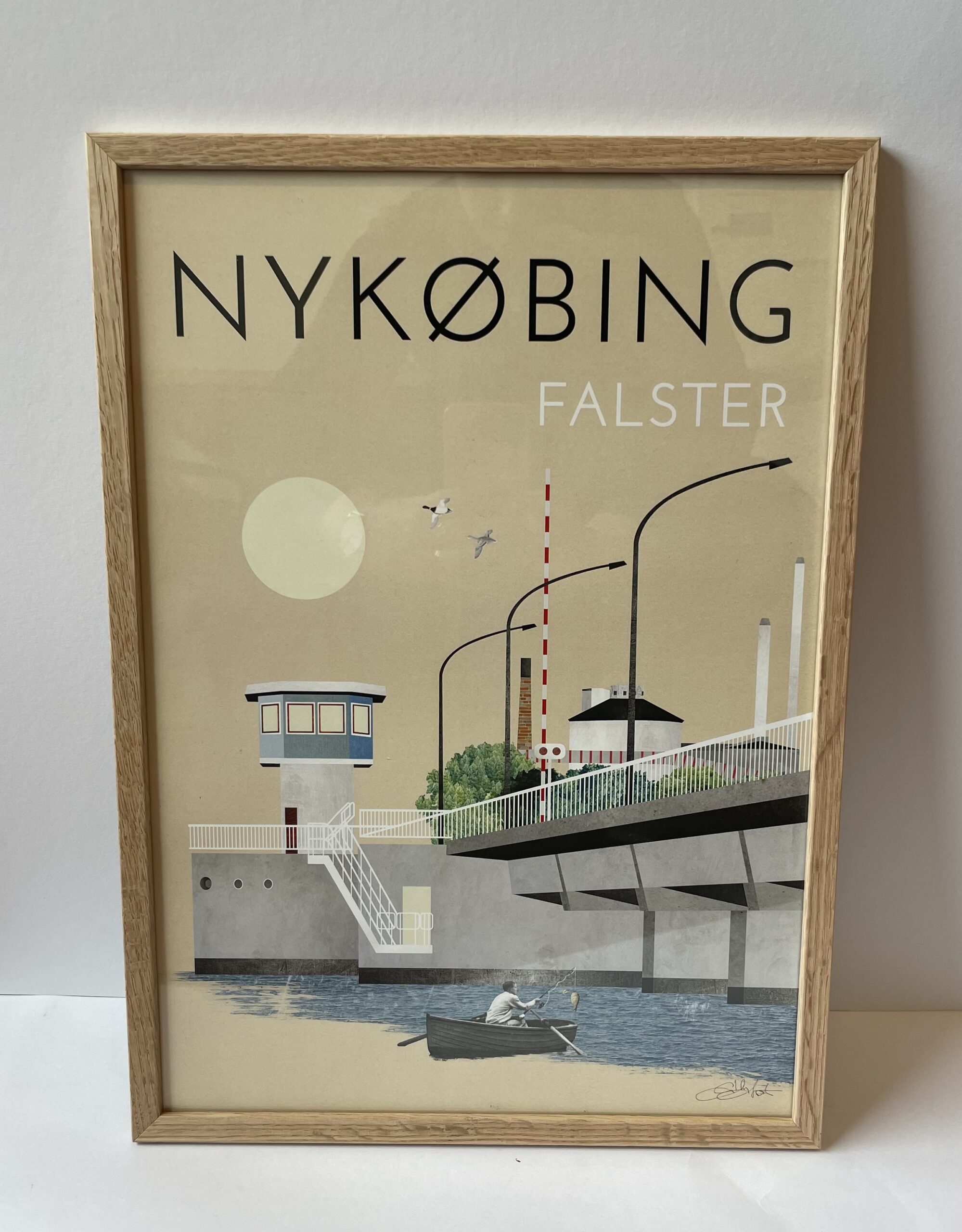 Glyholt plakat + ramme Glyholt Plakat + Ramme - Billede 1