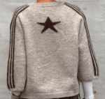 BOHO love - Sweater med stjerne (One Size) - Billede 2
