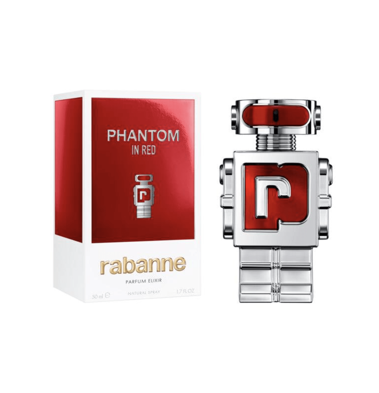 Skærmbillede 2026-09-21 kl. 11.54.33 Rabanne Phantom In Red Parfume Elixir 50 ml - Billede 1