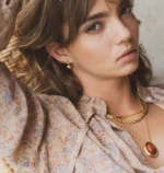 ANNI LU - Drop of Gold Ørering (Guld) - Billede 3