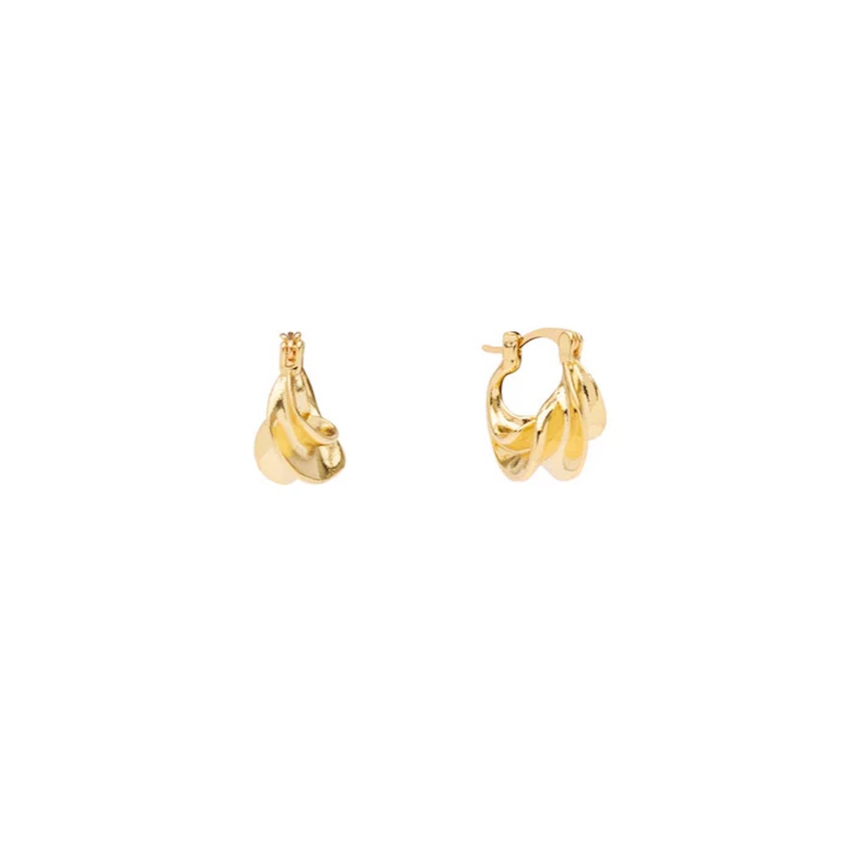 afrikaguld PICO COPENHAGEN - Afrika Petite Hoops (Guld) - Billede 1