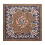 SKALL STUDIO - Pippa Tørklæde (Brown Paisley Print)