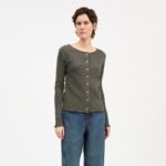 SKALL STUDIO - Edie Cardigan (Dark Green) - Billede 2