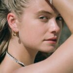 ANNI LU - Drop of Gold Ørering (Guld) - Billede 2
