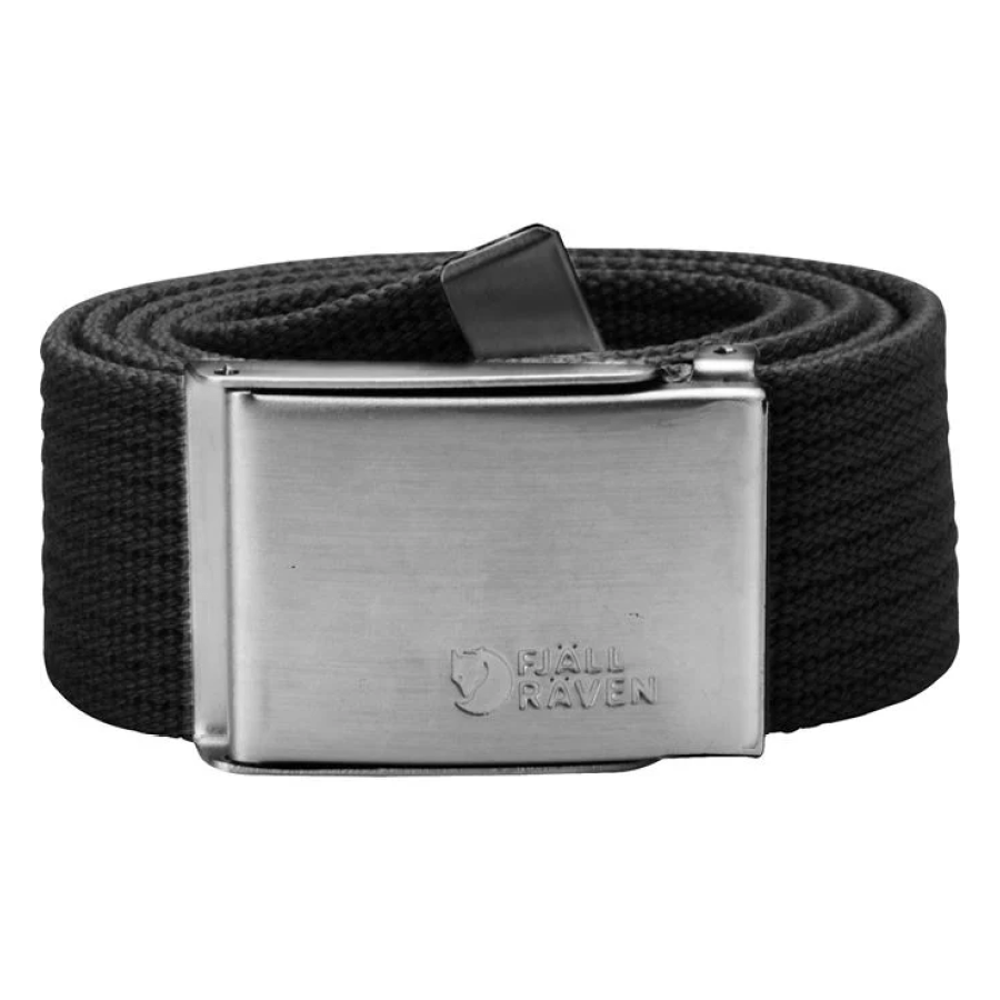 fjällräven canvas bælte Fjällräven Canvas Bælte i Sort - Billede 1