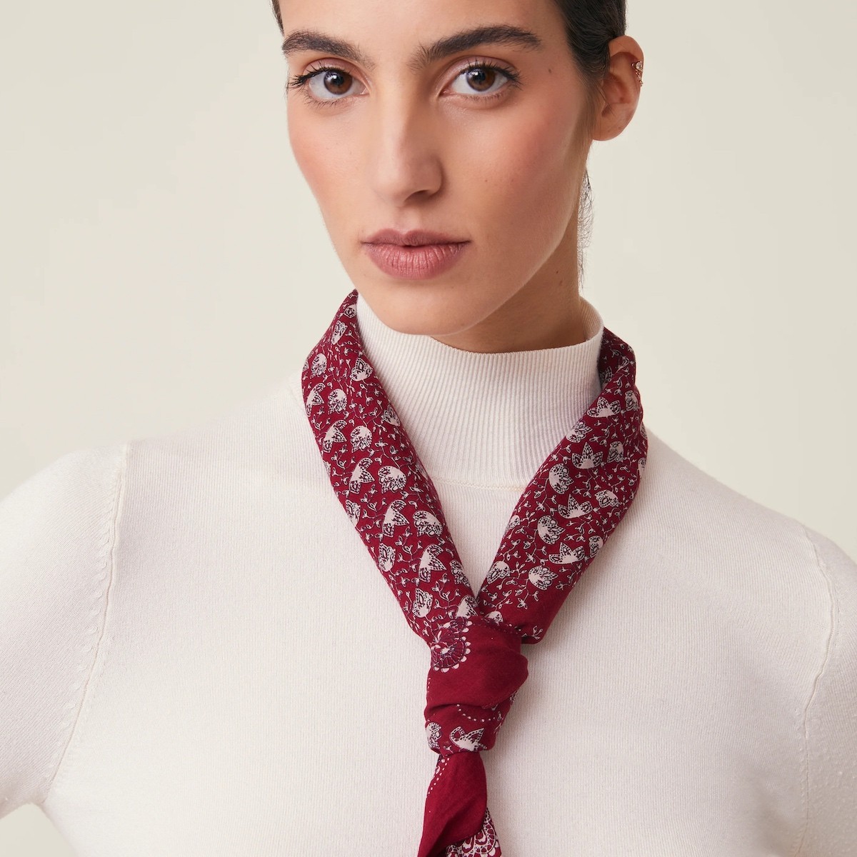 milan_roed MOISMONT - Milan Tørklæde No. 675 (Velvet) - Billede 1