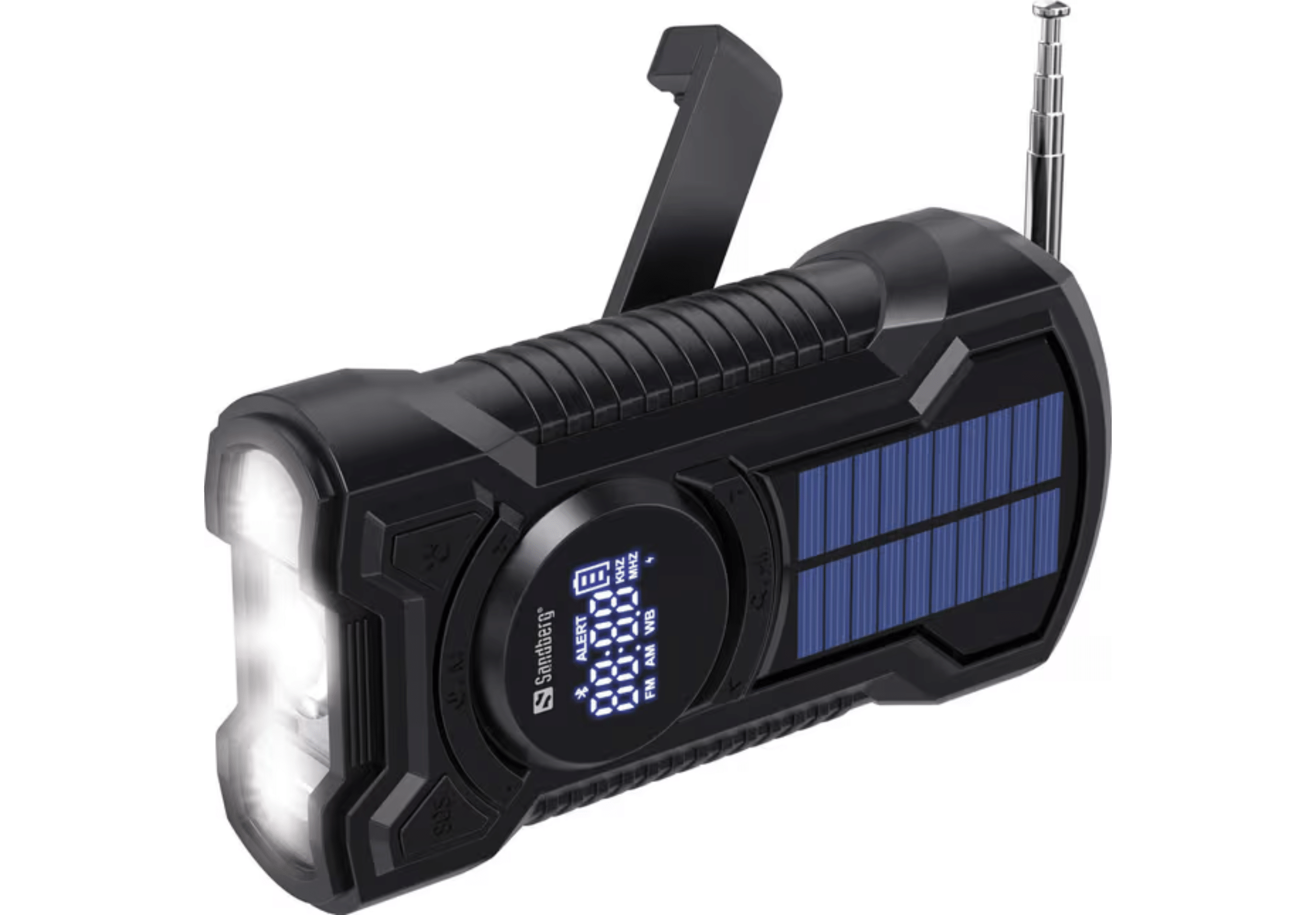 nød radio Sandberg Nødradio All-in-1 AM + FM Radio + Bluetooth - Billede 1