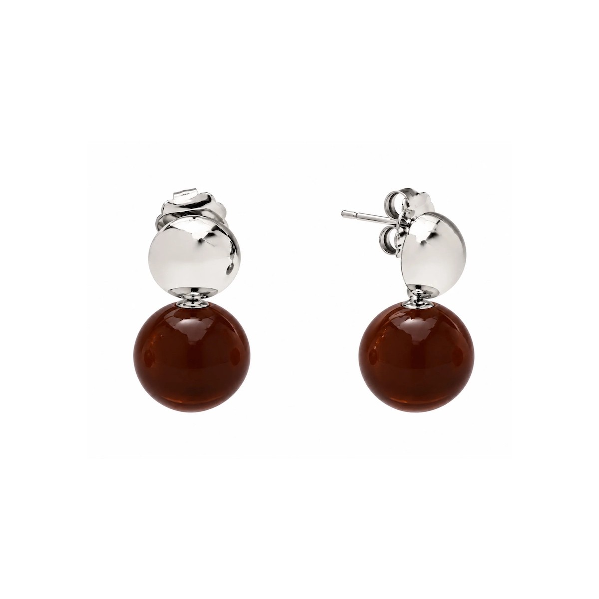 pico brun PICO - Soleil Studs (Sølv) - Billede 1