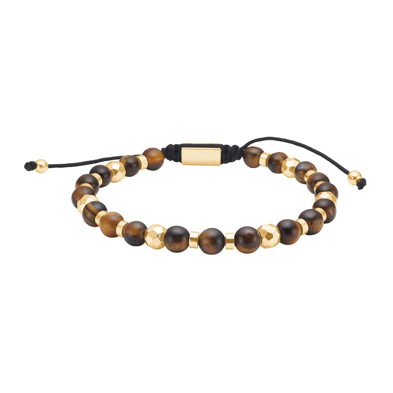 son_12 Herre armbånd - yellow tiger eye og IP gold - Billede 1